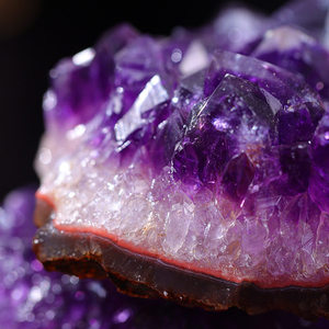 Wholesale Natural <b>Raw</b> Amethyst Cluster <b>Crystal</b> Wicca Reiki Third Eye Chakra Calming Decor Stone for Decor - Product Image 4