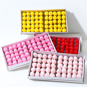 DREA Bouquet de têtes de <span class=keywords><strong>fleurs</strong></span> <span class=keywords><strong>artificielles</strong></span> décoratives pour la Saint-Valentin et les cadeaux de Thanksgiving. - Product Image 1