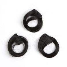 Accessorio per acconciatura per parrucca con arricciatura aderente 3P nero naturale - Product Image 1