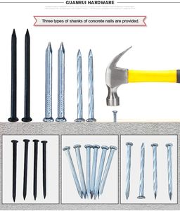 2 मिमी स्टील कंक्रीट नाखून, निर्माण के लिए सामान्य लोहे की नाखून - Product Image 5