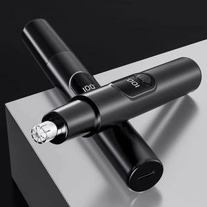 Commercio all'ingrosso portatile Mini materiale ABS elettrostatico Cordless rimozione sopracciglia naso epilatore peli del naso Trimmer auto a basso rumore - Product Image 5