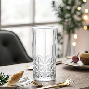 Verre à whisky de 330 ml en cristal taillé, motif étoile, base épaisse pour plus de stabilité, design classique écologique, passe au <span class=keywords><strong>lave</strong></span>-<span class=keywords><strong>vaisselle</strong></span> - Product Image 3