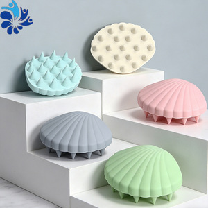 Cepillo de baño de silicona con forma ovalada, herramienta de ducha para limpieza corporal y masaje suave de la piel, para uso en seco y húmedo - Product Image 4