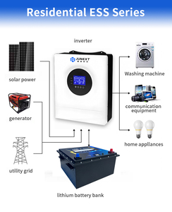 Vente en gros JUNEXT V4.5KVA24V Double 24 Volts 4500W Système Solaire Hybride 4.5kV Stockage d'Énergie Commercial et Industriel - Product Image 3