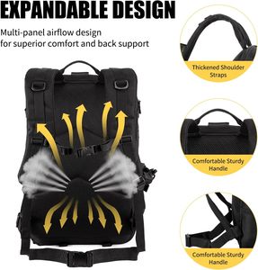 <span class=keywords><strong>Sac</strong></span> <span class=keywords><strong>à</strong></span> <span class=keywords><strong>dos</strong></span> tactique Spoir 45L, imperméable, Molle, pour la randonnée, le camping, les voyages, avec de grandes poches, logo personnalisé, design Cordura - Product Image 4