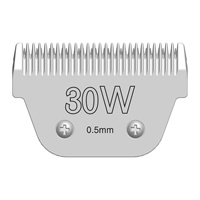 3FW Breite Tierpflegeklinge 13mm A5-Schnittstelle Abnehmbare Schermaschinenklinge für Hund, Katze, Schaf, Pferd