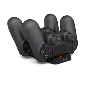 <span class=keywords><strong>Chargeur</strong></span> Double Dock pour Manettes <span class=keywords><strong>PS4</strong></span> Slim, Station de Recharge <span class=keywords><strong>sans</strong></span> <span class=keywords><strong>Fil</strong></span> avec Design Fin pour le Gaming, en Plastique, Modèle TP4-002 - Product Image 2