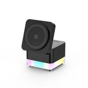 Estación de Carga Inalámbrica 3 en 1 Plegable, Cubo Mágico con Soporte Magnético para <span class=keywords><strong>iPhone</strong></span>, Auriculares y Reloj Inteligente - Product Image 1