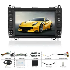Pemutar Multimedia mobil Android, pemutar Multimedia Radio mobil navigasi GPS HU Stereo untuk <span class=keywords><strong>Mercedes</strong></span> Benz B200 kelas W906 Viano <span class=keywords><strong>Vito</strong></span> W639 Carplay - Product Image 6