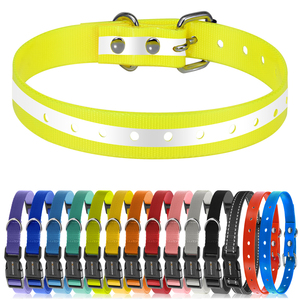 Venta caliente collares reflectantes para perros de caza correas de estilo occidental perros pequeños medianos grandes Uso de mascotas collares recubiertos de TPU - Product Image 2