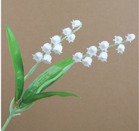Bunga Buatan Pernikahan Buket Lily Valley Buatan Tangan Plastik Tahan Air Dekorasi Rumah Modern Hari Valentine Tahun Baru