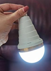 หลอดไฟ LED 15W แรงดันสูง สำหรับกรณีฉุกเฉิน รุ่น T6 ความสว่าง 3000 ลูเมนส์ ใช้ไฟ AC85V-265V วัสดุ ABS แบตเตอรี่ 1800mA ชิป SMD 2835 เส้นผ่านศูนย์กลาง 80 มม. - Product Image 3