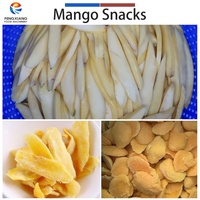 Industriële mango schil- en snijmachine met 304 roestvrij staal voor fruit- en groenteverwerkingslijn