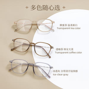 Lunettes anti-lumière bleue Tj5803, monture rectangulaire en alliage TR, monture intégrale, verres en résine, unisexe - Product Image 4