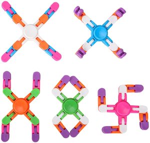 Twist Puzzle giocattoli Finger <span class=keywords><strong>Spinner</strong></span> giocattoli sensoriali Click <span class=keywords><strong>Fidget</strong></span> <span class=keywords><strong>Toy</strong></span> Snake Magic Speed Splicing rotante - Product Image 1