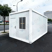 Unité de conteneur préfabriquée FLKT à livraison rapide, prête à être expédiée, bureau modulaire préfabriqué, maison en conteneur maritime