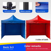 Tenda a Baldacchino Pop-Up 3x3m 10x10ft Resistente 600D Anti-UV Impermeabile con Telaio in Acciaio per Fiere Commerciali Personalizzabile Ingrosso