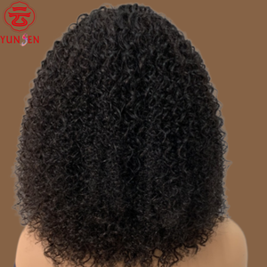 <span class=keywords><strong>ผม</strong></span>มนุษย์แท้ 100% ผลิตด้วยเครื่องจักร <span class=keywords><strong>ทรง</strong></span><span class=keywords><strong>สั้น</strong></span>หยิกแน่นเต็มศีรษะ สไตล์ยุโรปอเมริกัน สำหรับผู้หญิง - Product Image 3