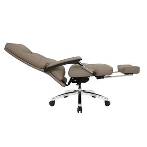 Wholesale Customizable Executive <strong>Leather</strong> Office <strong>Chair</strong> High Back Ergonomic <strong>Swivel</strong> <strong>Leather</strong> <strong>Chair</strong> with Footpedal - Product Image 2