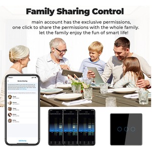 Bán buôn Anh/EU thông minh thiết bị chuyển mạch ổ cắm Google <span class=keywords><strong>Alexa</strong></span> cho <span class=keywords><strong>Amazon</strong></span> Smartlife cho tuya App ZigBee Wifi điều khiển từ xa cảm ứng Bảng điều chỉnh - Product Image 5