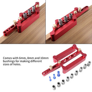 Self Centering Dowelling Jig Metric Dowel 6/8/10mm <b>Drilling</b> Tools for <b>Wood</b> Working Joinery Locator Tool - Product Image 2