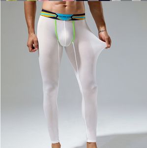 Logo personalizzato uomo nero compressione Sport atletico collant maschile sudore <span class=keywords><strong>Fitness</strong></span> gambali pantaloni - Product Image 3