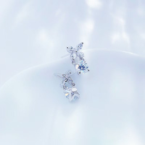 <span class=keywords><strong>Pendientes</strong></span> de Diamantes Cultivados en Laboratorio con Corte Marquise en Forma de Ala de Mariposa, Platino Pt950, <span class=keywords><strong>Pendientes</strong></span> Finos para Mujer, <span class=keywords><strong>Pendientes</strong></span> de Diamantes de Laboratorio - Product Image 3
