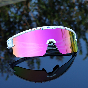 Lunettes de soleil de sport, protection CE UV400, verres polarisés anti-buée, lunettes de cyclisme, de course à pied, de pêche, lunettes de sécurité pour l'extérieur, logo personnalisé - Product Image 1