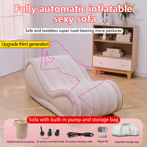 <span class=keywords><strong>OXXO</strong></span> inflable en forma de S PVC sofá muebles Bondage Kit adulto sexo chaise lounge para parejas - Product Image 6