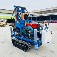 Foreuse portable pour puits d'eau de 200 m, machine de forage de puits, conception à utilisation facile, certifiée CE ISO9001
