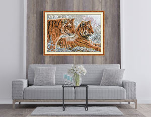 NKF Preço de Atacado Tecido Bordado Bordado Tecido Impresso Padrão 11CT Cross Stitch Kit Lona <span class=keywords><strong>Aida</strong></span> Pano 14 Contagem - Product Image 1