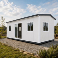 Maison mobile préfabriquée à trois chambres, aménagement familial, pour usage résidentiel et locatif