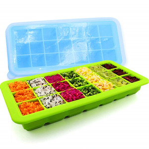 21 Cavaties Chillz Eco-Friendly <b>Silicone</b> Ice Cube Mold Tray Ice Cream Maker <b>Tool</b> - Product Image 4