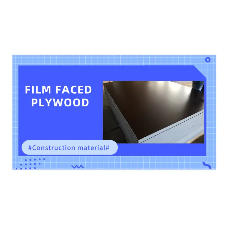 4*8Ft Construction Shuttering Plywood 18mm Phenolic Glue Hardwood Core waterproof F17 CE FSC ISOO Certificate Film Faced Plywood