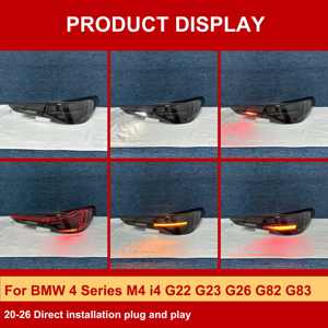 Fanali Posteriori Laser CSL per <span class=keywords><strong>BMW</strong></span> Serie 4 M4 I4 <span class=keywords><strong>G22</strong></span> G23 G26 G82 G83 2020-2026 Nuovo Prodotto Luce Posteriore a LED - Product Image 4