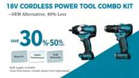 Kit combiné sans fil MKT 18V, clé à chocs et perceuse-visseuse sans fil, ensemble d'outils électriques pour la construction et les réparations
