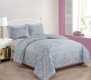 Aoyatex — ensemble de couette sonique en microfibre polyester, style à la mode, broche imprimée - Product Image 5