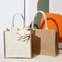 Sac en jute de haute qualité, personnalisé, avec impression de marque, sublimation, bricolage, sublimation