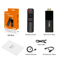 TVR3 Allwinner H313 Quad Core 4K Android 10.0 Mini TV Stick avec télécommande IR et Ethernet 10/100 Mbps