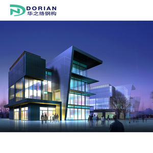 <span class=keywords><strong>4</strong></span> 층 주택 철골 구조 조립식 상업용 소매점 건물 - Product Image 5