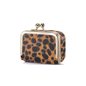 <span class=keywords><strong>Mini</strong></span> boîte à bijoux en PU de couleur unie pour femme, porte-monnaie portable avec fermoir à pression, sac de rangement pour bagues, colliers et boucles d'oreilles - Product Image 2