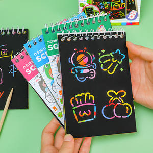 Набор для творчества «Скретч-арт» для детей (унисекс): разноцветные листы для рисования и граффити, идеальный подарок для детского сада - Product Image 5