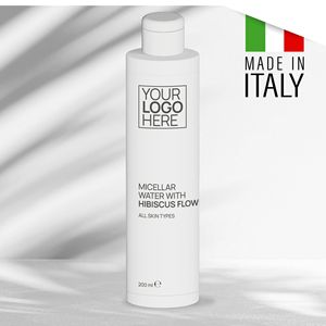 Nettoyant micellaire à la fleur d'hibiscus de qualité supérieure, doux pour tous les types de peau, démaquillant italien - Product Image 3