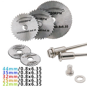 Accessori <span class=keywords><strong>per</strong></span> fresa elettrica: Set di 7 lame da taglio in acciaio ad alta velocità <span class=keywords><strong>per</strong></span> <span class=keywords><strong>legno</strong></span>, plastica, rame, alluminio e metalli teneri, con asta da 3,2 mm - Product Image 3