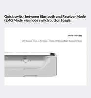 Clavier sans fil multi-mode Rapoo E9300G 99 touches ultra-fin 3,9 mm avec batterie de 12 mois pour PC portable et bureau