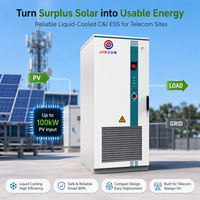 Système de stockage d'énergie à refroidissement liquide 100 kWh 261 kWh 125 kW, système de stockage d'énergie industriel et commercial BESS, batterie Lifepo4, conteneur extérieur IP54