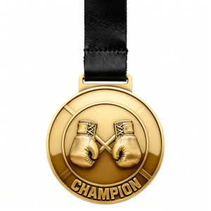 Medalla de Boxeo Conmemorativa de Aleación de Zinc Fundida a Presión, Diseño Personalizado, Medallas de Boxeo de Competición de Alta Calidad al por Mayor para Premios - Product Image 2