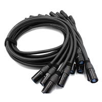 Connecteurs Ethernet tactiques CAT6 Ethernet Shield LAN Cable Ethercon RJ45 Network Snake Cable Snake Box Connections
