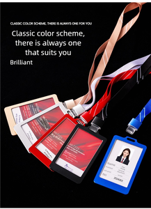 Nhiệm Vụ Nặng Nề Rõ Ràng Cửa Sổ Dọc Chủ Huy Hiệu Phụ Kiện Ổn Định Thẻ Bảo Vệ Cứng Nhựa Trường Hợp Cho Văn Phòng Trường Kinh Doanh - Product Image 3