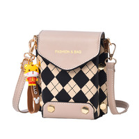 Nouveau Sac Bandoulière Messager en PU Style Coréen pour Femme, Imprimé Tendance pour l'Été, Sac à Main Élégant pour Dames